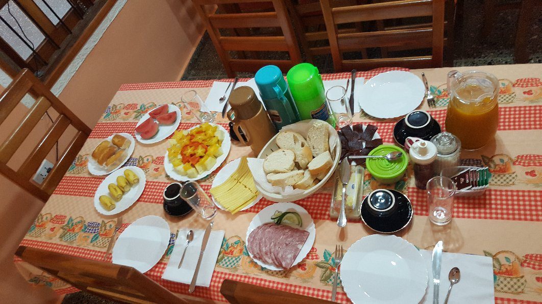 śniadanie w casa particulares na Kubie