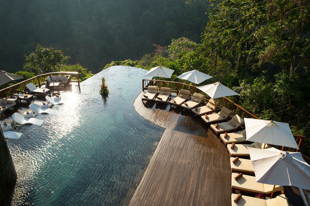 podróże do raju, Hanging Gardens Ubud, Bali