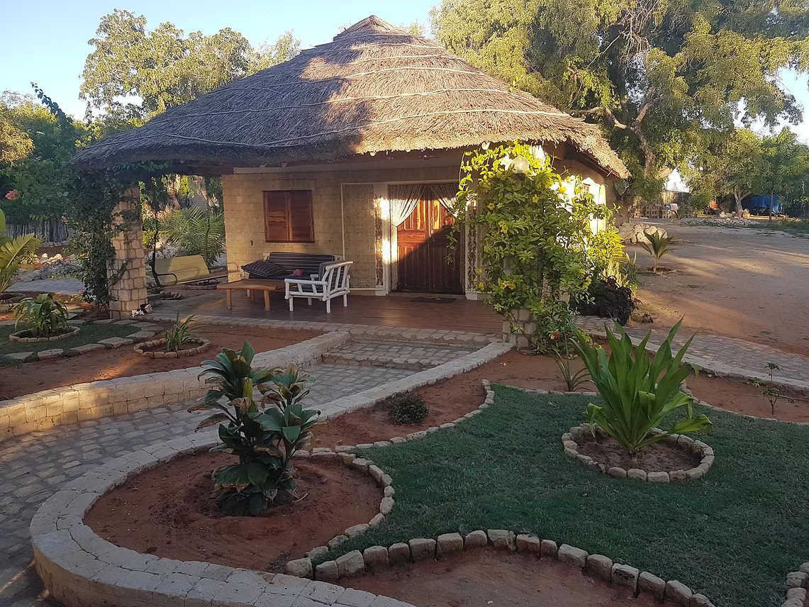 bungalow z widokiem na ogród, La Bella Donna Hotel, Ifaty, Madagaskar