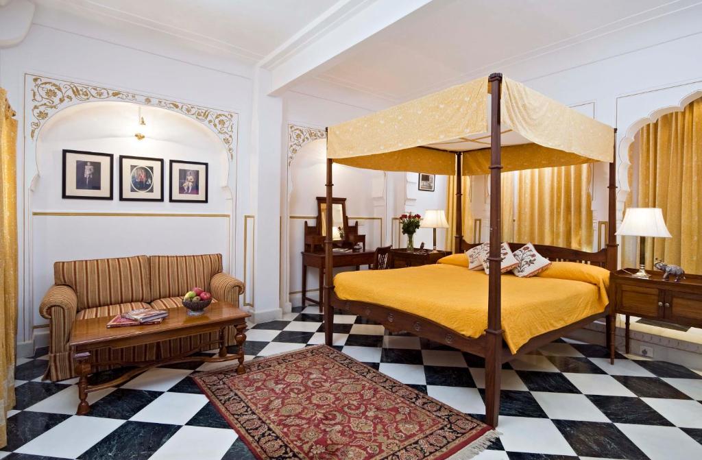 Hotel Samode Haveli Jaipur Indie sypialnia 2