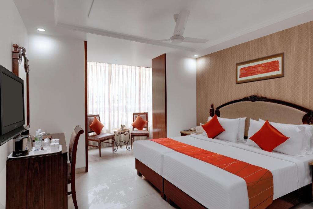 Hotel Suba Palace Indie sypialnia