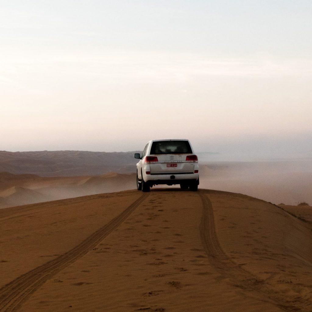 Off road na pustyni, Oman