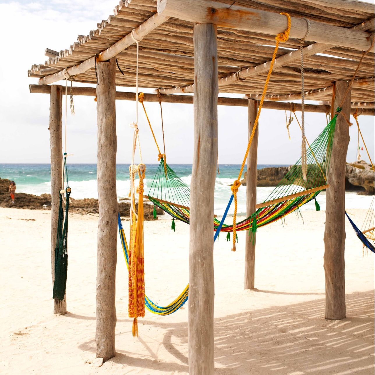 hamaki jukatan meksyk atrakcje rajska plaża