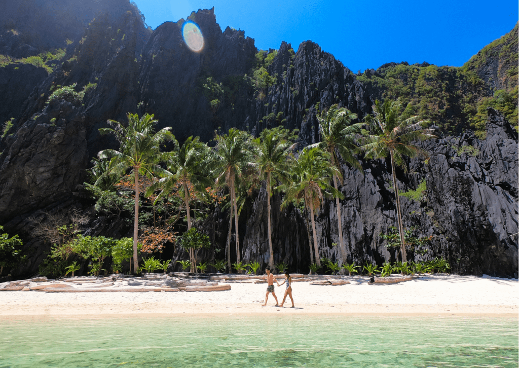 Plaża El Nido, wyspa Palawan. Filipiny