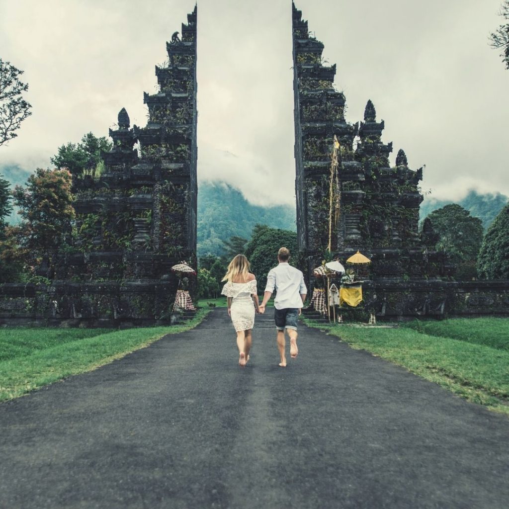 Handara Gate Bali Indonezja podróż poślubna
