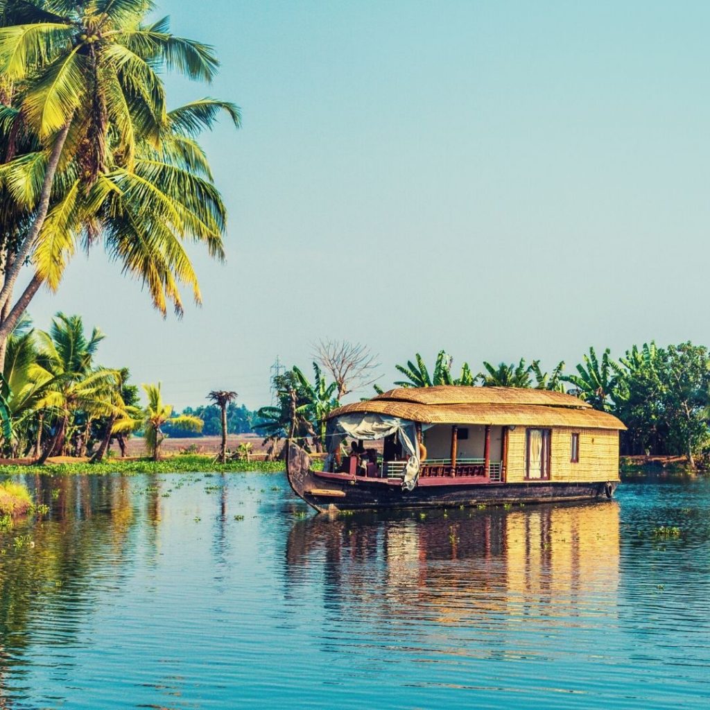 houseboat Indie Kerala